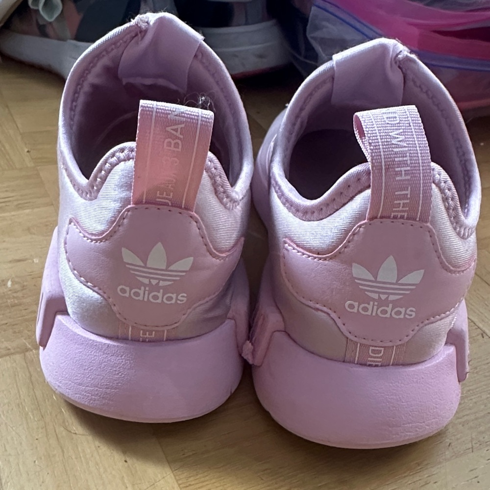Adidas Kids Light Pink Slip-On Sneakers - Picture 3 of 5